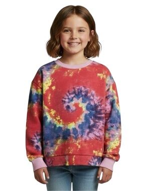 Harper Canyon Girls Tie Dye Crewneck Sweatshirt Size 5